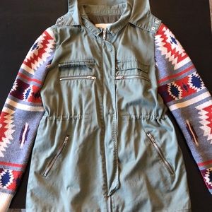 Thread and Supply green utility jacket (size M)